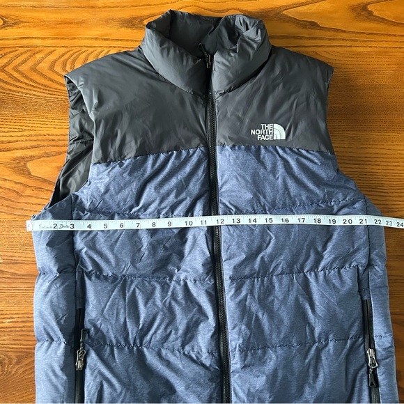 The North Face Women’s Blue and Gray Puffer Vest - Picture 9 of 9